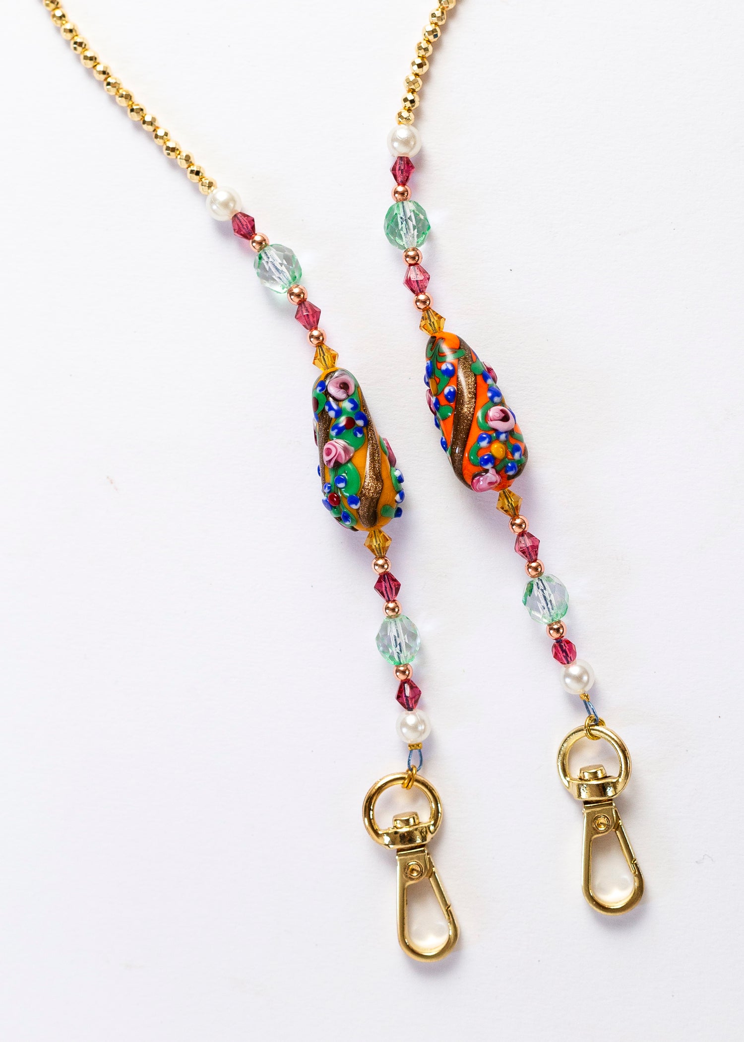 Bandoulière Rosa Or