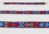 Ceinture MiniRosa en cuir brun avec perles et motifs étoilés géométriques Masai, fait main au Kenya