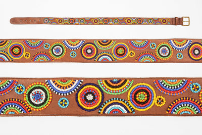 Bandoulière Masai - Pili Pili (Multicolor)