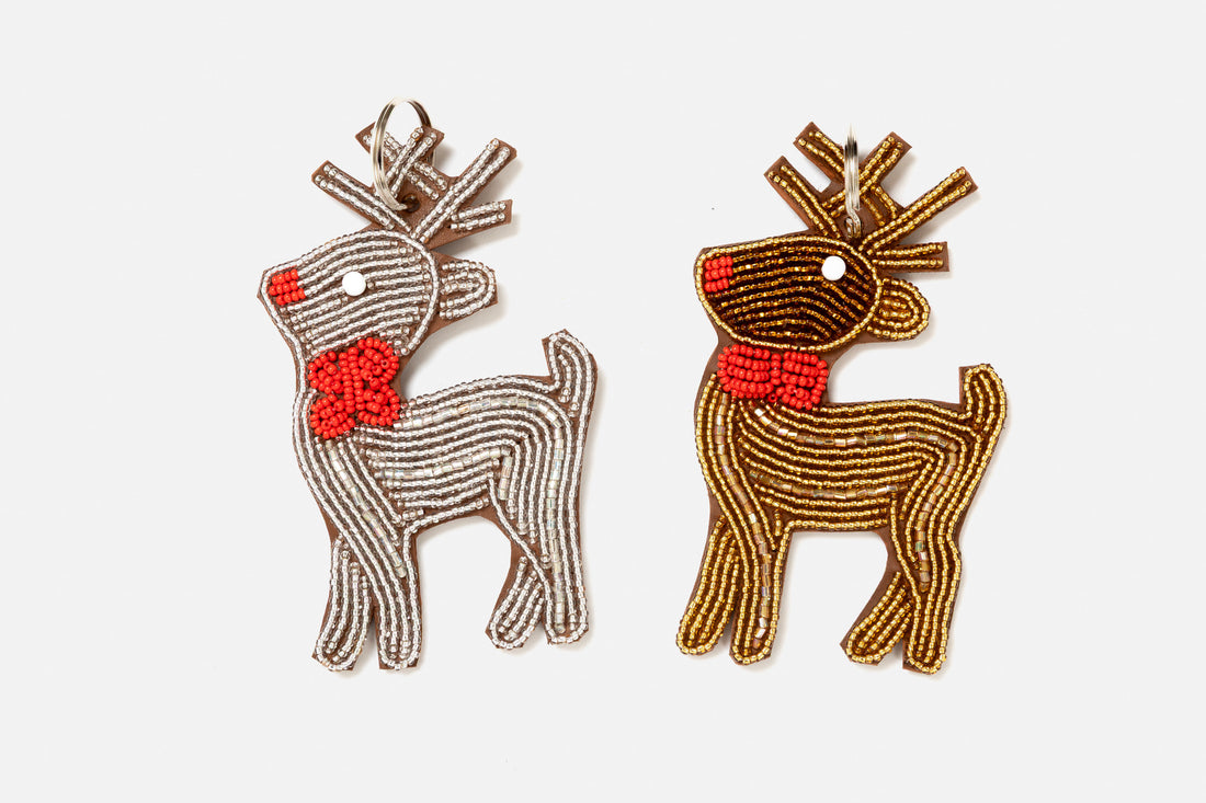 Porte-clés / Charms Renne de Noël
