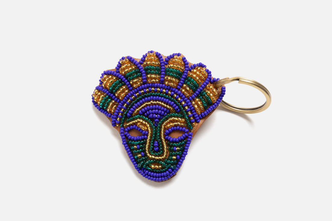 Porte-clés / Charm Masque Blue