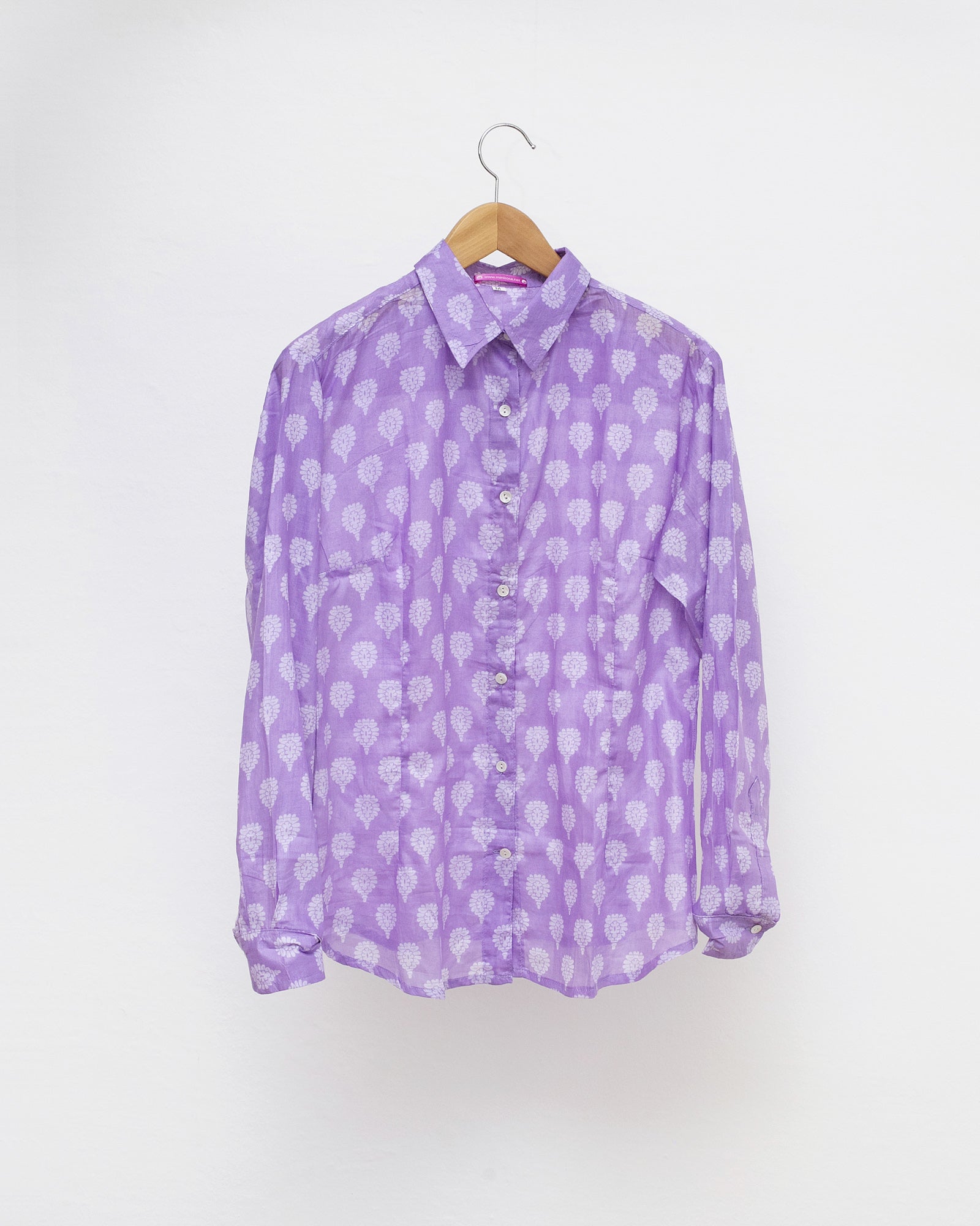 Chemise coton léger été femme et homme en nuage de coton imprimés colorés