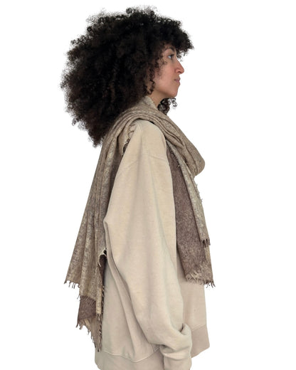 Echarpe en Cashmere Spray - Beige