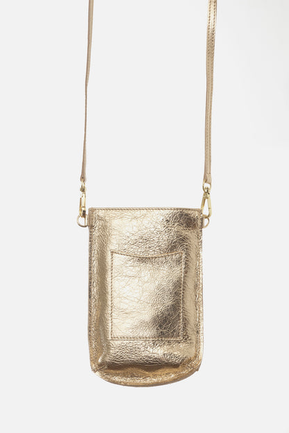 Porte-Téléphone Bravo Laminé Or - Renne Or