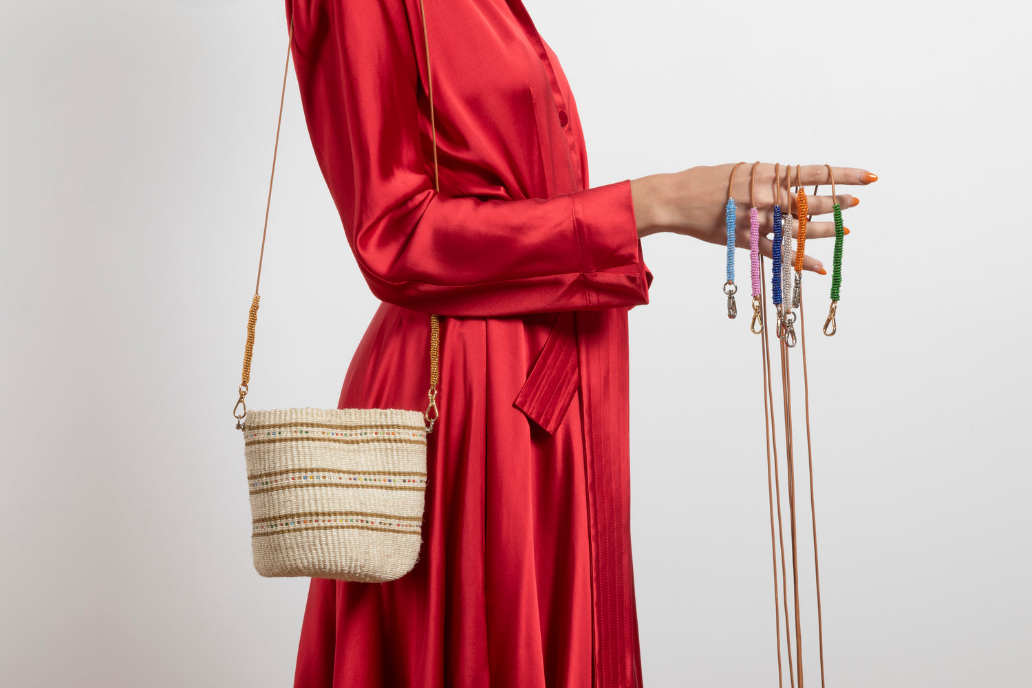 Bandoulière Charo Cordon Beige - Longuer 105 cm