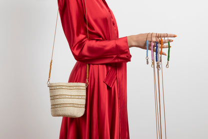 Bandoulière Charo Cordon Beige - Longuer 105 cm