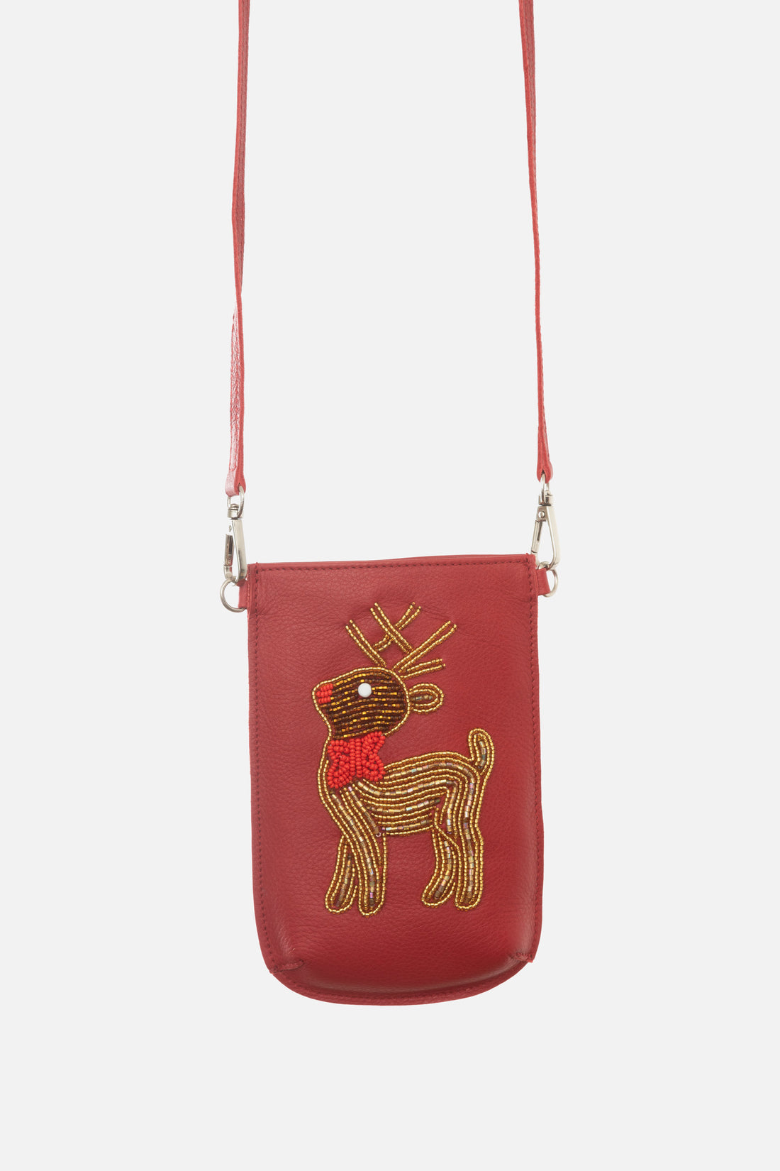 Porte-Téléphone Bravo Rouge - Renne Or