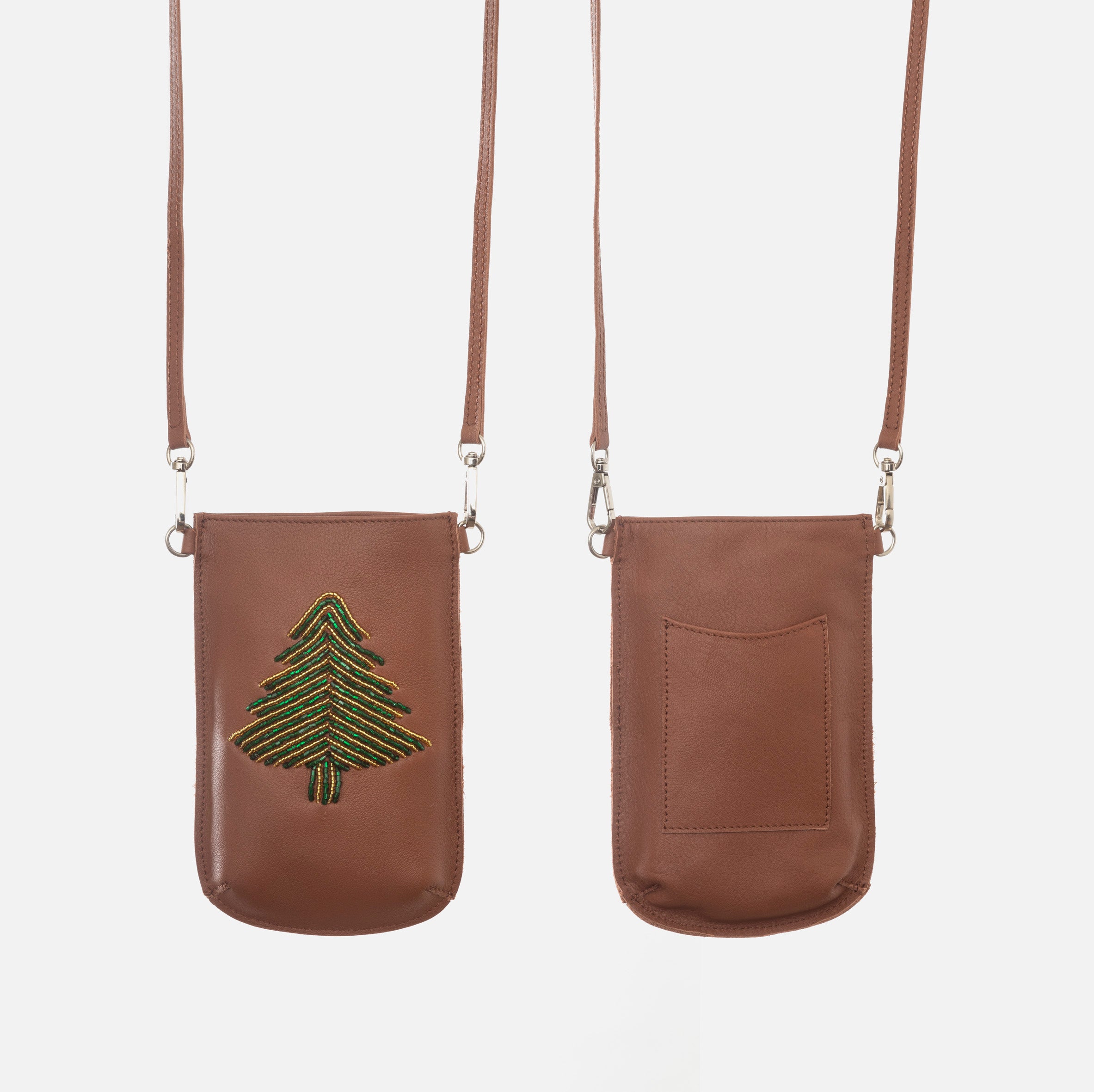 Porte-Téléphone Bravo Cuir - Arbre de Noël