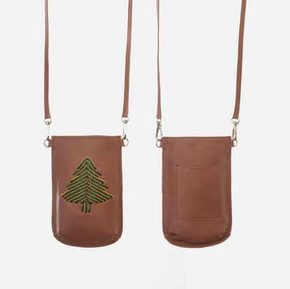 Porte-Téléphone Bravo Cuir - Arbre de Noël