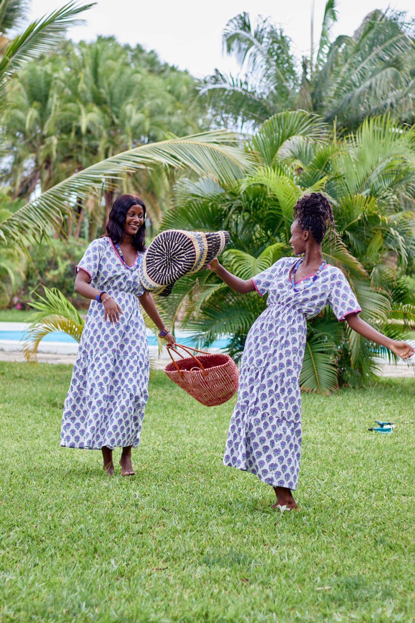 Robe coton manches courtes