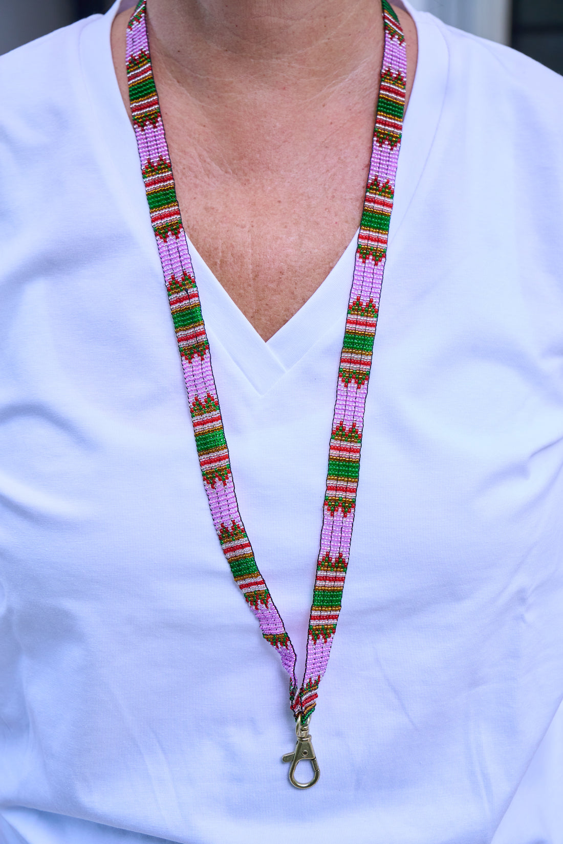 Porte-badge Rose Couture