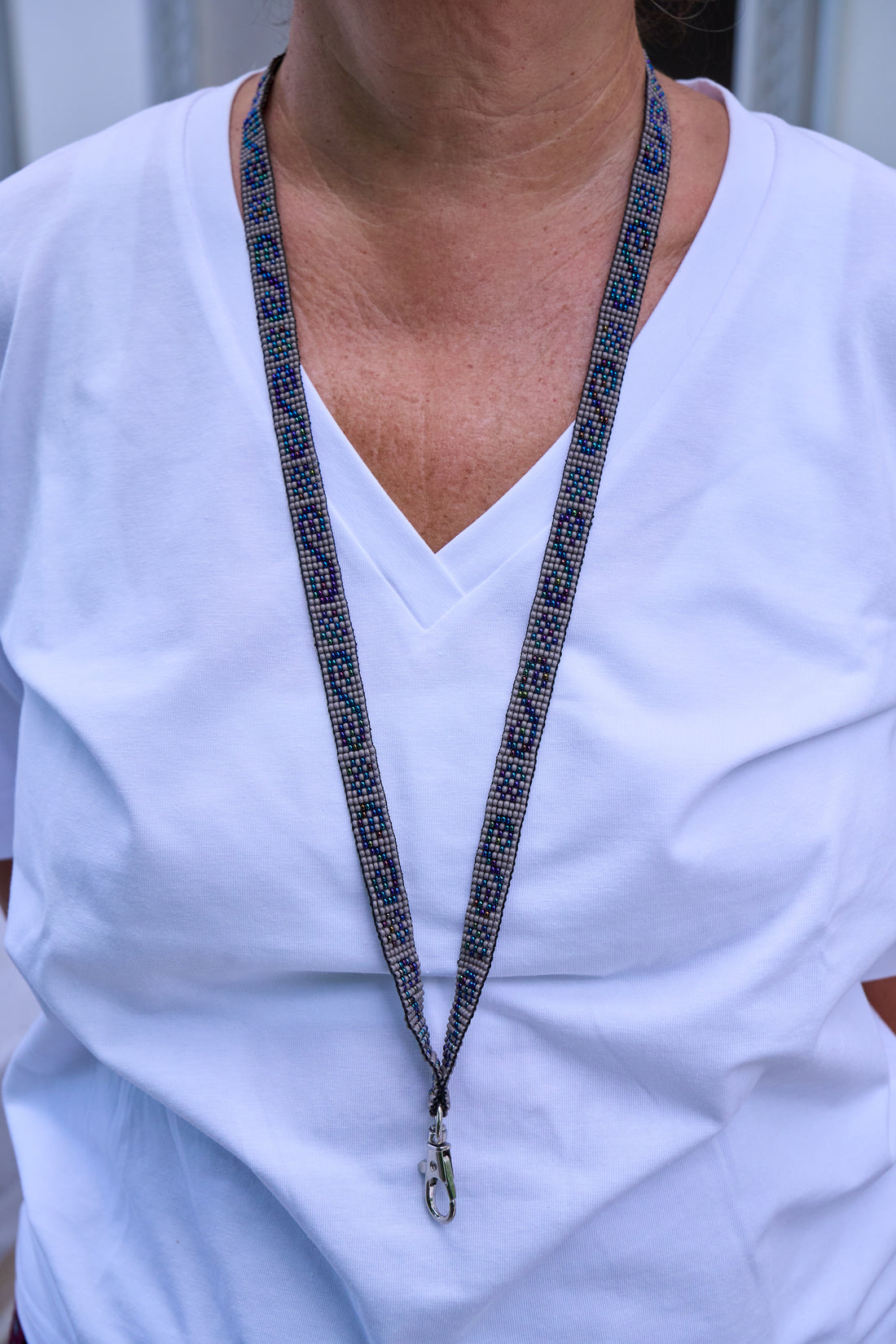 Porte-badge Riviera Gris