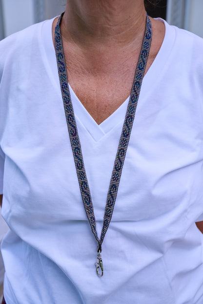 Porte-badge Riviera Gris