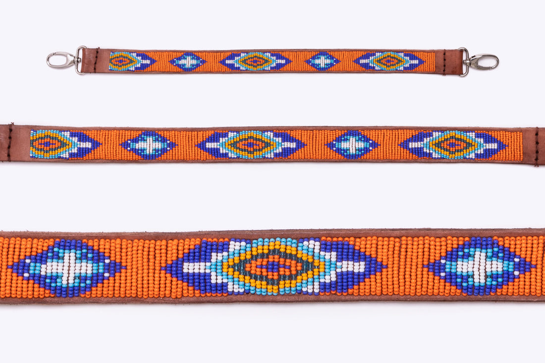 Bandoulière Masai - Trendy Orange