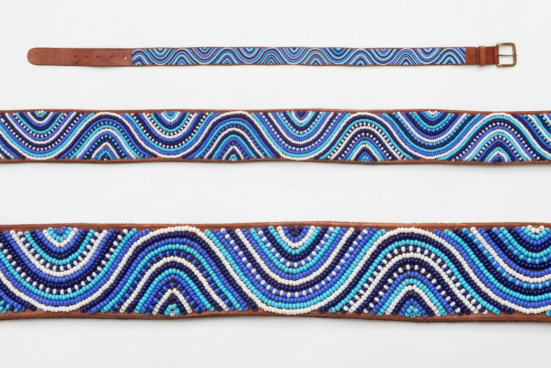 Bandoulière Masai - Waves (Blue)